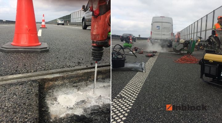 Iniekcyjne uszczelnienie dylatacji na moście autostrady A1