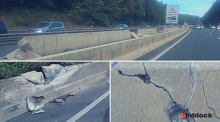 Concrete motorway safety barriers with Marten Hiekmann