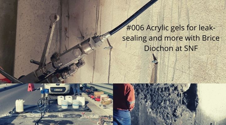 Acrylic gels for leak-sealing and more with Brice Diochon at SNF