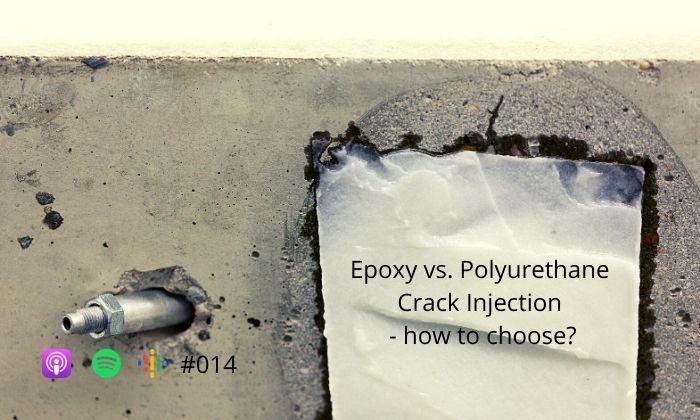 Epoxy vs. Polyurethane Crack Injection – how to choose?