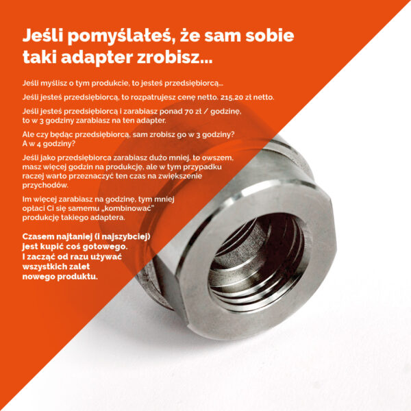 Cena adaptera na butelkę Cena adaptera na butelkę